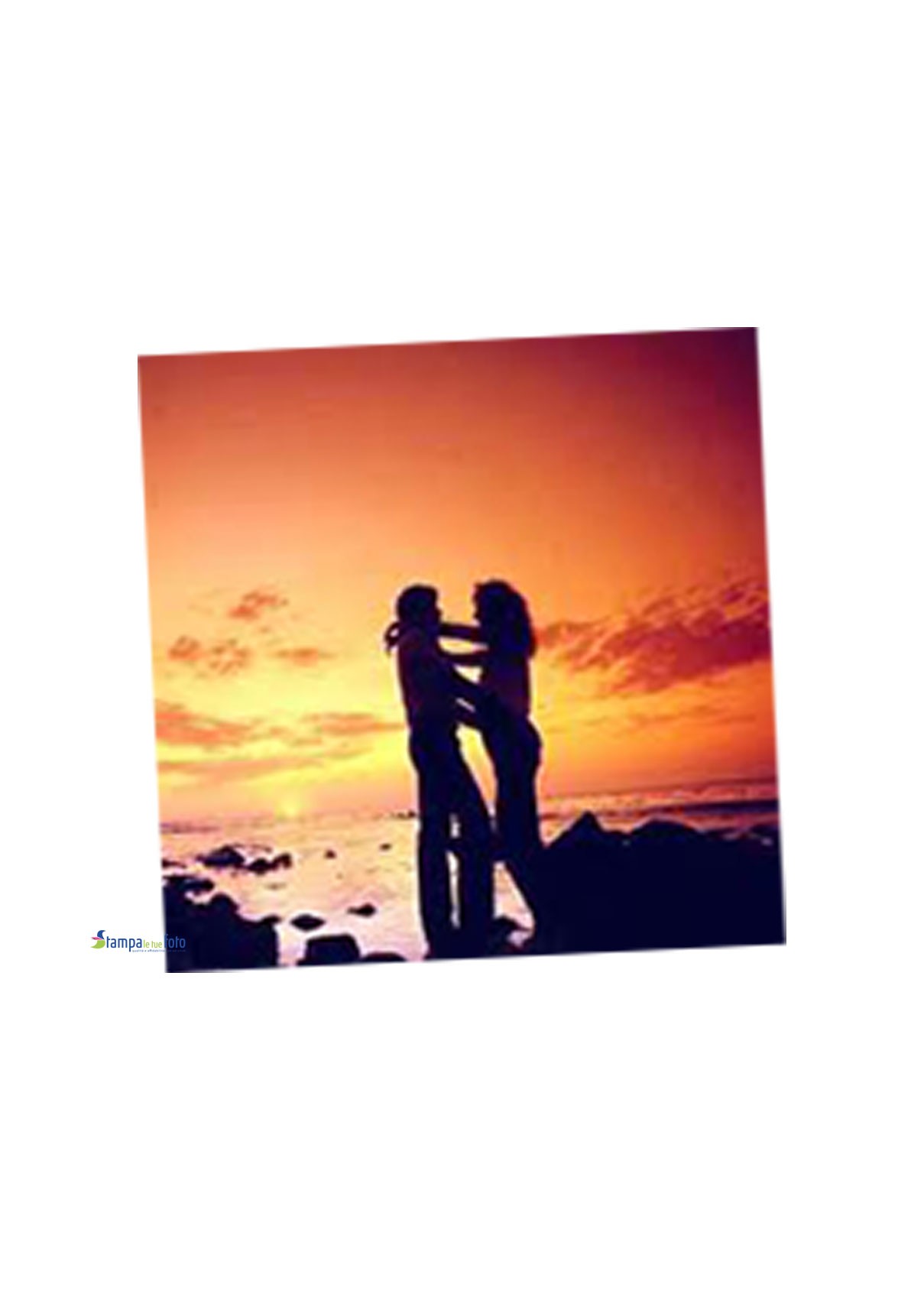 Piastrella Personalizzata Con Foto E Testo - 20x20cm, Lucida, Con Cavalletto In Resina - Foto 3