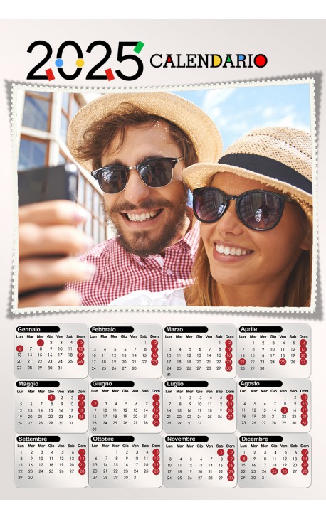 Calendario Mini Cartolina