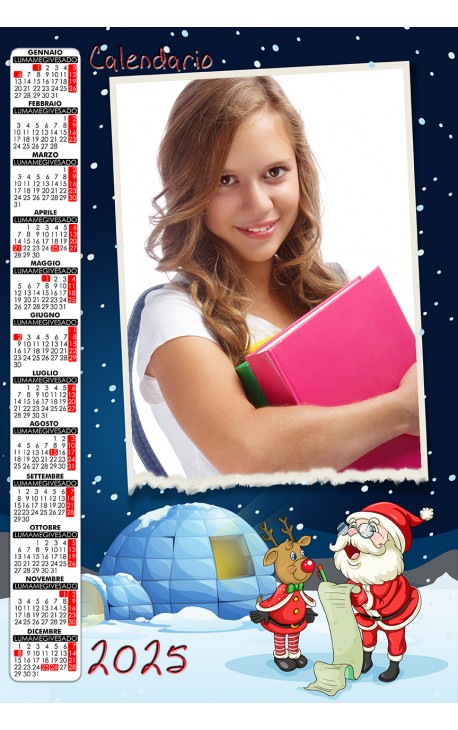 Calendario Babbo Natale