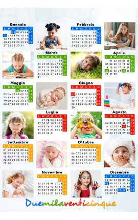 Calendario 12 foto