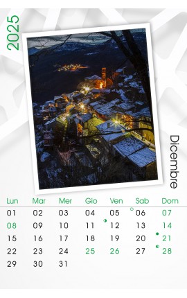 Calendario Riquadro Verticale