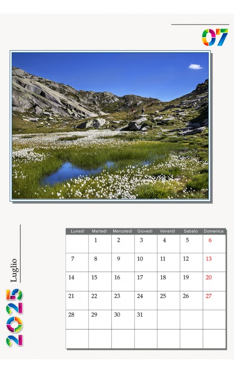 Calendario Quadro Orizzontale