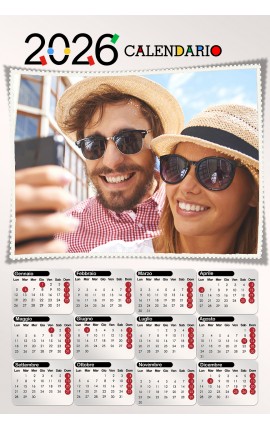 Calendario Mini Cartolina