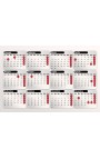 Calendario Mini Cartolina