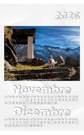 Calendario Rosso orizzontale 