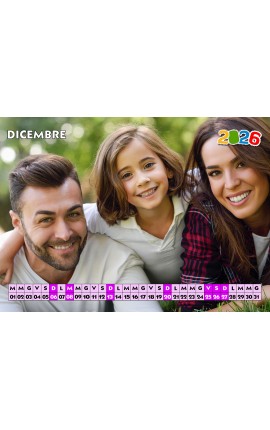 Calendario Multicolor 12 pagine