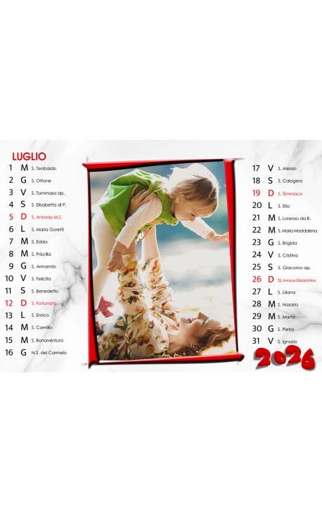 Calendario Windows 12 Pagine