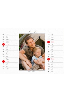 Calendario tavolo12 pagine
