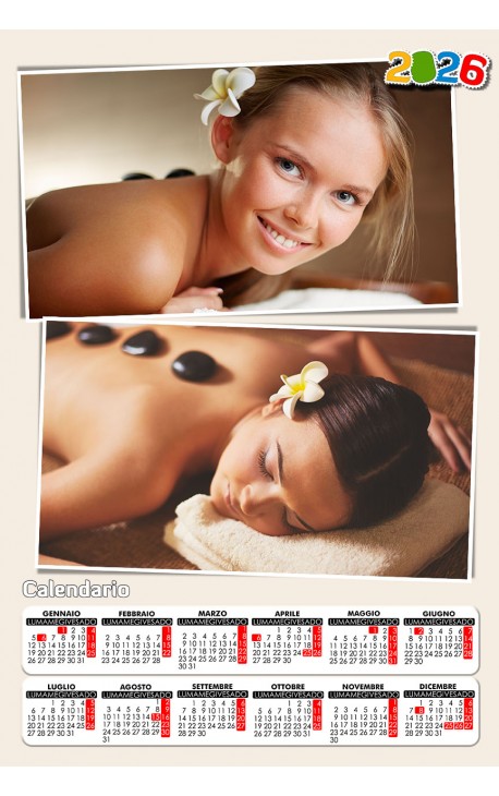 Calendario Massaggio