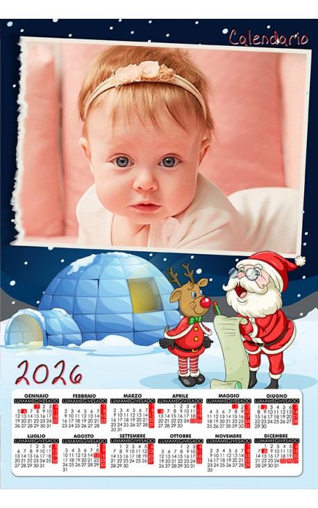Calendario Babbo Natale