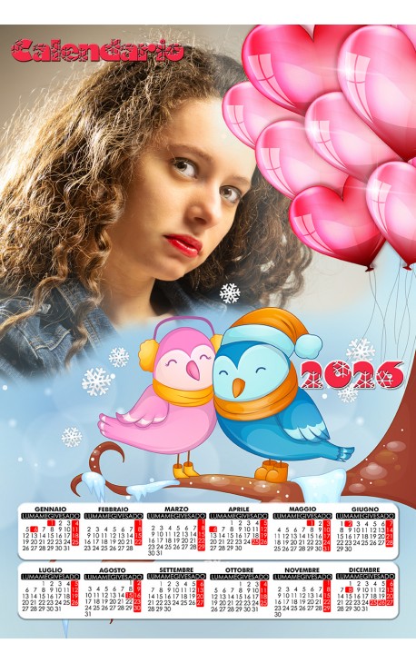 Calendario Passerotti