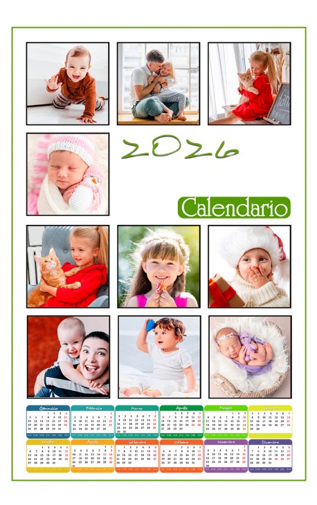Calendario Mosaico