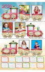 Calendario Trenino con foto