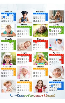 Calendario 12 Foto