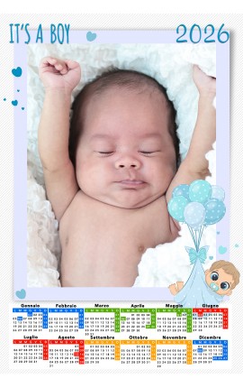 Calendario It's a Boy