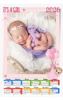 Calendario It's a Girl