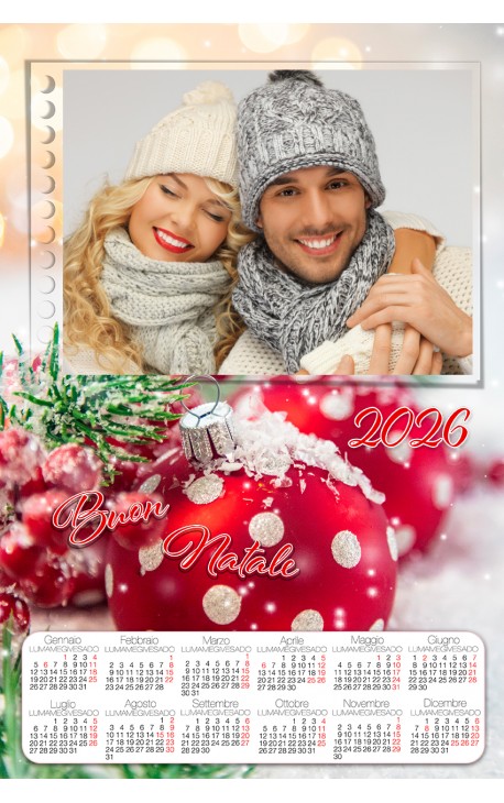 Calendario Natale con foto