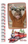 Calendario Babbo Natale in treno
