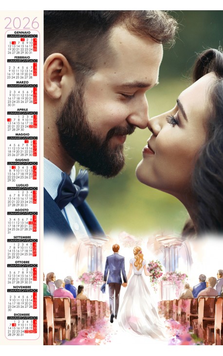 Calendario I Love You