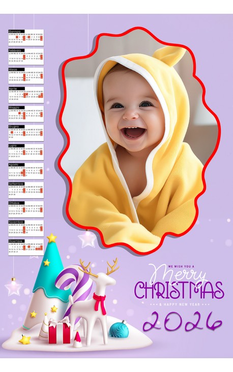 Calendario Merry Chrismas