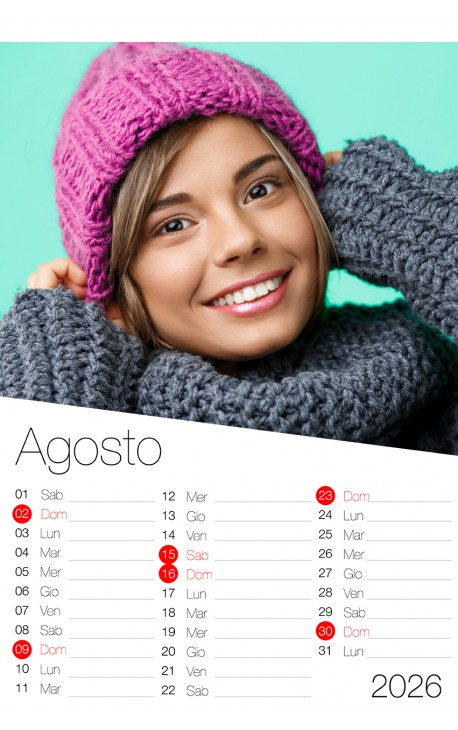 Calendario personalizzato 30x45