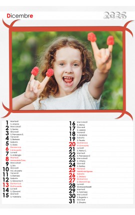 Calendario Effetto Marmo