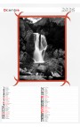 Calendario Effetto Marmo Verticale