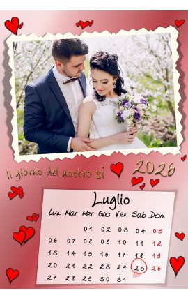Calendario Wedding Day