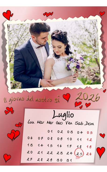 Calendario Wedding Day