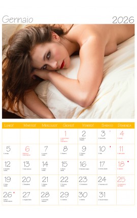 Calendario Cornice Gialla