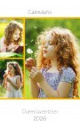 Calendario Vertical Black Frame